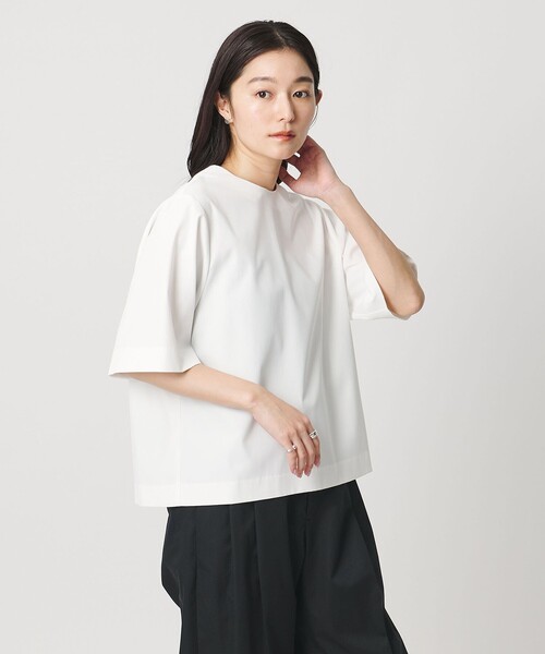 MARW UNITED ARROWS(マルゥ ユナイテッドアローズ)の「<MARW UNITED ARROWS>ショートスリーブ Tブラウス 撥水(シャツ/ブラウス・レディース・ネイビー/ホワイト/ブラック/クリーム・FREE)」の10枚目の写真