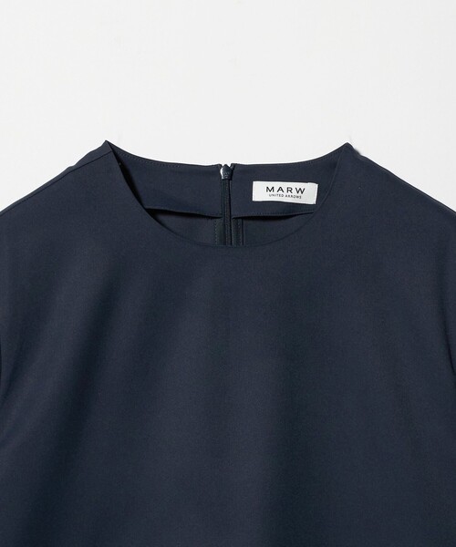 本日限定値下げ★新品MARW マルゥユナイテッドアローズ　Tブラウス　ホワイト MARW UNITED ARROWS（マルゥ ユナイテッドアローズ）の「＜MARW UNITED