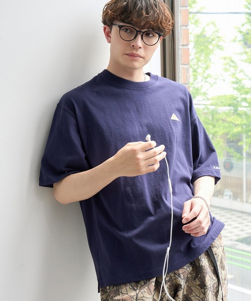 KELTY（ケルティ）の「【KELTY/ケルティ】別注 ワンポイント ミニロゴTシャツ（Tシャツ/カットソー・メンズ・ホワイト/カーキ/ブラック/ベージュ/スミクロ/ネイビー・S/XL/L/M）」の22枚目の写真