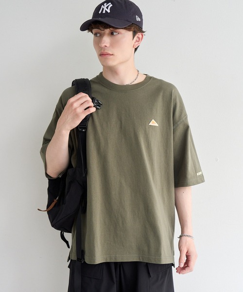 KELTY（ケルティ）の「【KELTY/ケルティ】別注 ワンポイント ミニロゴTシャツ（Tシャツ/カットソー・メンズ・ホワイト/カーキ/ブラック/ベージュ/スミクロ/ネイビー・S/XL/L/M）」の9枚目の写真