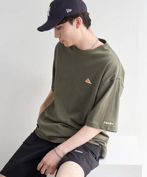 KELTY（ケルティ）の「【KELTY/ケルティ】別注 ワンポイント ミニロゴTシャツ（Tシャツ/カットソー・メンズ・ホワイト/カーキ/ブラック/ベージュ/スミクロ/ネイビー・S/XL/L/M）」の11枚目の写真