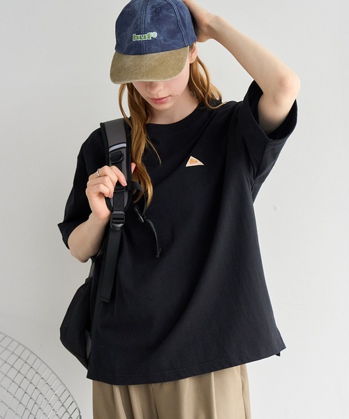 KELTY（ケルティ）の「【KELTY/ケルティ】別注 ワンポイント ミニロゴTシャツ（Tシャツ/カットソー・メンズ・ホワイト/カーキ/ブラック/ベージュ/スミクロ/ネイビー・S/XL/L/M）」の14枚目の写真