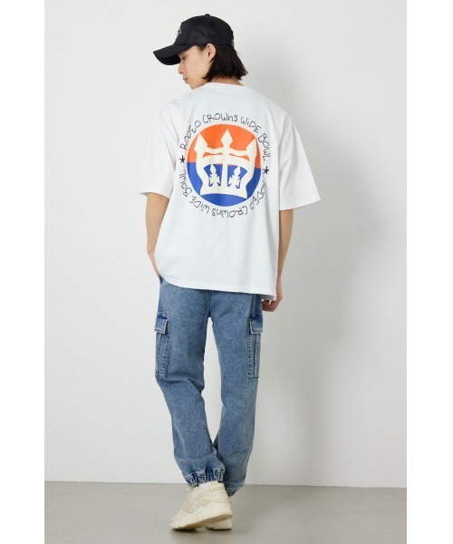 RODEO CROWNS WIDE BOWL(ロデオクラウンズワイドボウル)の「FOAM CROWN Tシャツ(Tシャツ/カットソー・メンズ・ブラック/オフホワイト/ターコイズブルー・MEDIUM/LARGE)」の7枚目の写真