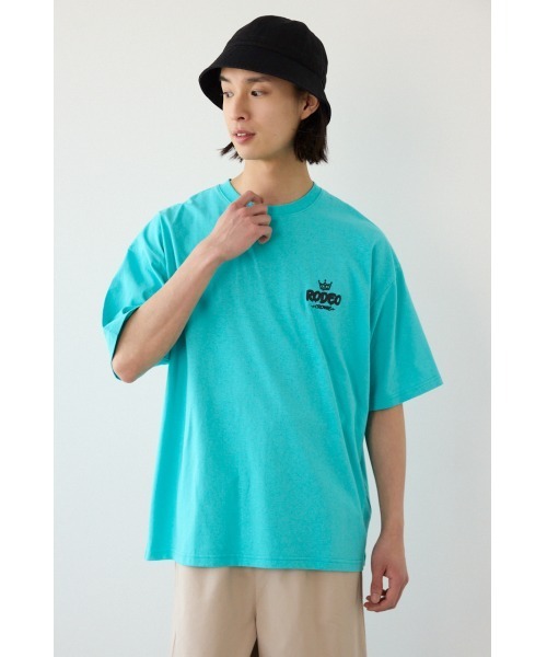 RODEO CROWNS WIDE BOWL(ロデオクラウンズワイドボウル)の「FOAM CROWN Tシャツ(Tシャツ/カットソー・メンズ・ブラック/オフホワイト/ターコイズブルー・MEDIUM/LARGE)」の8枚目の写真