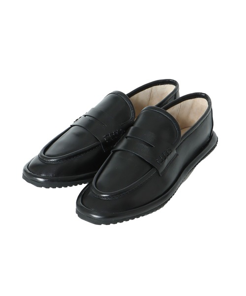 CORSO ROMA,9(コルソローマ)の「CORSO ROMA,9 / nappa leather vibram sole loafers(コルソ ローマ ナッパレザービブラムソールローファー ELSA582)(ローファー・レディース・ホワイト/ブラック・37/36)」の1枚目の写真