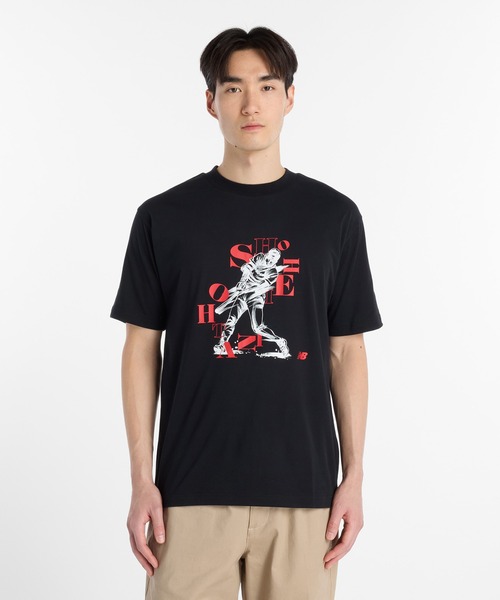 NEW BALANCE(ニューバランス)の「大谷翔平グラフィックTシャツ2(Tシャツ/カットソー・メンズ・ホワイト/ブラック・SMALL/MEDIUM/LARGE/X-LARGE/XX-LARGE/XXX-LARGE)」の2枚目の写真