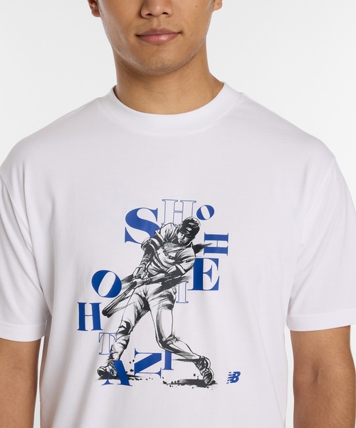 NEW BALANCE(ニューバランス)の「大谷翔平グラフィックTシャツ2(Tシャツ/カットソー・メンズ・ホワイト/ブラック・SMALL/MEDIUM/LARGE/X-LARGE/XX-LARGE/XXX-LARGE)」の5枚目の写真