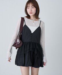 mline（エムライン）の「[mline]チュールボリューム キャミワンピース（ワンピース）」