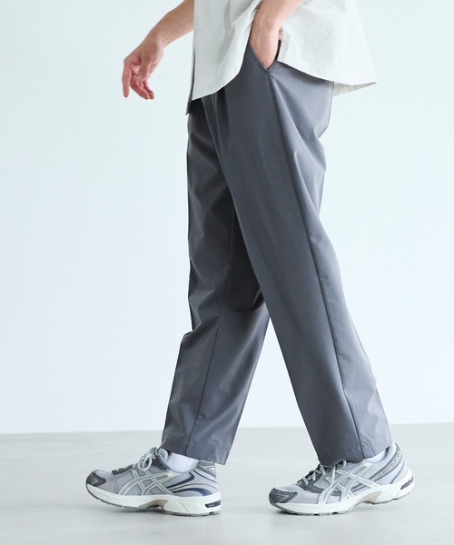 coca(coca)(コカ)の「SOLOTEX(R)使用1タックテーパードパンツ(その他パンツ・メンズ・チャコール/ブラック・L/M/XL)」の4枚目の写真