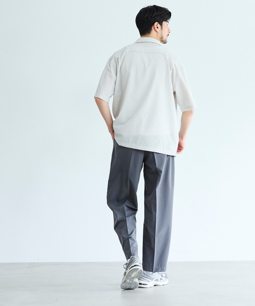 coca(coca)(コカ)の「SOLOTEX(R)使用1タックテーパードパンツ(その他パンツ・メンズ・チャコール/ブラック・L/M/XL)」の5枚目の写真