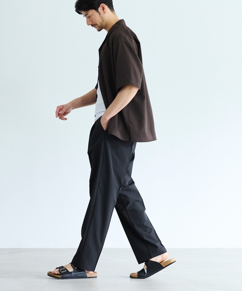 coca(coca)(コカ)の「SOLOTEX(R)使用1タックテーパードパンツ(その他パンツ・メンズ・チャコール/ブラック・L/M/XL)」の10枚目の写真