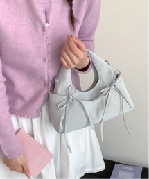 2WAYリボンワンハンドルバッグ