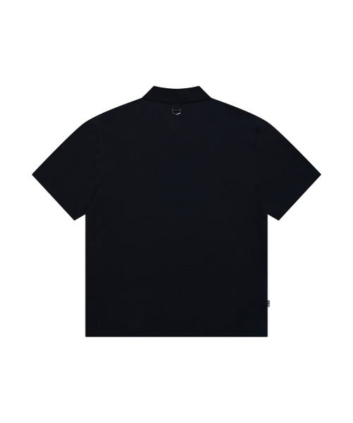 JAMIE WEST（ジェイミーウエスト）の「[JWGC] サイモン刺繍レギュラーカラーTシャツ (ブラック)（ポロシャツ・レディース・その他・LARGE/X-LARGE/MEDIUM）」の2枚目の写真