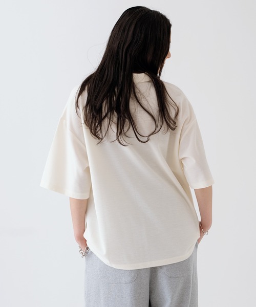 NULL(ヌル)の「【nl】【Unisex】鹿の子 ポロシャツ(ポロシャツ・メンズ・アイボリー/チャコール・MEDIUM/LARGE)」の12枚目の写真