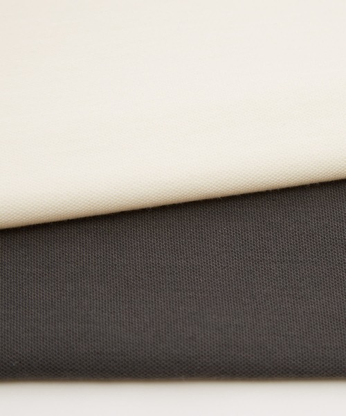 NULL(ヌル)の「【nl】【Unisex】鹿の子 ポロシャツ(ポロシャツ・メンズ・アイボリー/チャコール・MEDIUM/LARGE)」の7枚目の写真