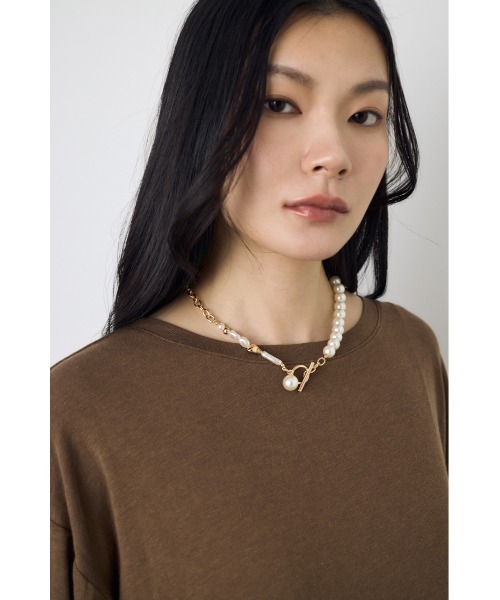 AZUL by moussy（アズールバイマウジー）の「パールネックレス（ネックレス・レディース・シルバー/ゴールド・FREE）」の13枚目の写真