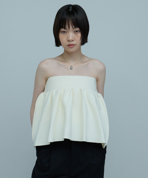 leimn(レイムン)の「ニットビスチェ(その他トップス・レディース・ブラック/アイボリー・FREE)」の3枚目の写真