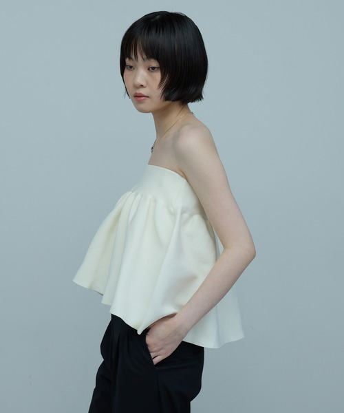leimn(レイムン)の「ニットビスチェ(その他トップス・レディース・ブラック/アイボリー・FREE)」の9枚目の写真