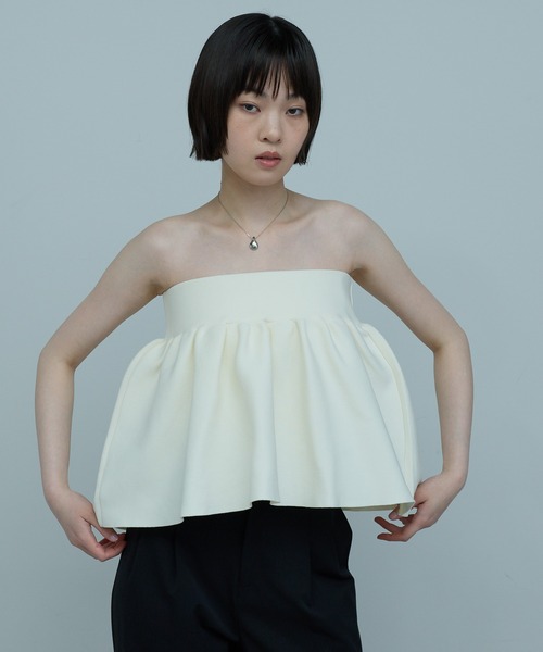 leimn(レイムン)の「ニットビスチェ(その他トップス・レディース・ブラック/アイボリー・FREE)」の12枚目の写真