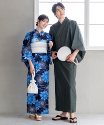 CELEN（セレン）の「【メンズ浴衣/選べる4タイプ】浴衣・角帯・雪駄 3点セット《粋夏浴衣》（浴衣）」