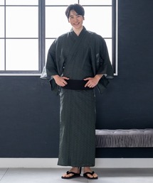CELEN（セレン）の「【メンズ浴衣/雪駄付き3点セット】浴衣・角帯・雪駄 《粋夏浴衣》（浴衣）」