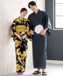 CELEN（セレン）の「【メンズ浴衣 選べる4タイプ】浴衣・角帯・雪駄 3点セット《粋夏浴衣》（浴衣）」