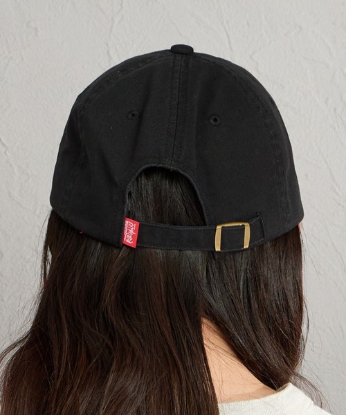 Manhattan Portage（マンハッタンポーテージ）の「[MANHATTAN PORTAGE/マンハッタンポーテージ] ウォッシュ加工 コットンツイル 6Pキャップ（キャップ・レディース・ベージュ/チャコールグレー/ブラック・F）」の8枚目の写真