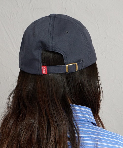 Manhattan Portage（マンハッタンポーテージ）の「[MANHATTAN PORTAGE/マンハッタンポーテージ] ウォッシュ加工 コットンツイル 6Pキャップ（キャップ・レディース・ベージュ/チャコールグレー/ブラック・F）」の14枚目の写真