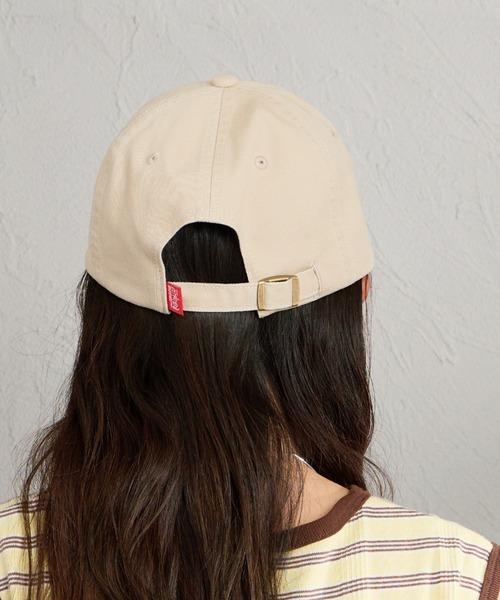 Manhattan Portage（マンハッタンポーテージ）の「[MANHATTAN PORTAGE/マンハッタンポーテージ] ウォッシュ加工 コットンツイル 6Pキャップ（キャップ・レディース・ベージュ/チャコールグレー/ブラック・F）」の20枚目の写真