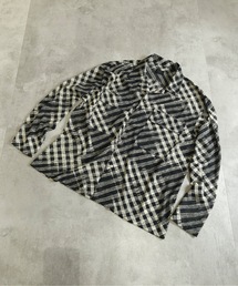 MMMM（エムエムエムエム）の「MMMM/ バイアスチェックオーバーシャツ（シャツ/ブラウス）」