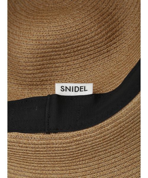 SNIDEL(スナイデル)の「ワイドブリムブレードハット(ハット・レディース・ブラウン/キャメル・F)」の12枚目の写真