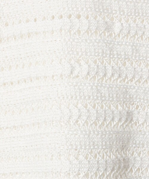 UNITED ARROWS(ユナイテッドアローズ)の「アイレット バイカラー ニット(ニット/セーター・レディース・ネイビー/オフホワイト・FREE)」の18枚目の写真