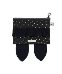UGLY SHADOW（アグリーシャドウ）の「RABBIT STAR POUCH(CHARCOAL)（ポーチ）」