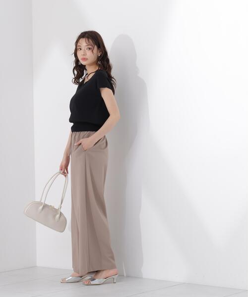 PROPORTION BODY DRESSING(プロポーションボディドレッシング)の「<ウォッシャブル/UVカット/接触冷感>総針ハートカットフレンチスリーブニット / 1216270600(ニット/セーター・レディース・ホワイト/レッド/グレー/ブルー/ブラック・FREE)」の10枚目の写真