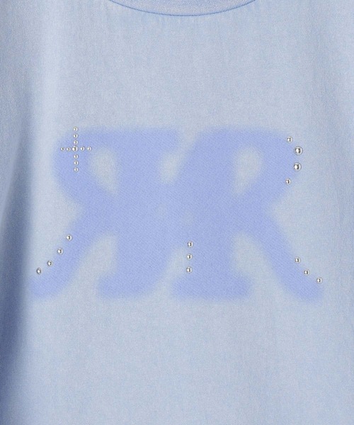 repipi armario(レピピ アルマリオ)の「twinRサイドシャーリングTシャツ(Tシャツ/カットソー・キッズ・オフホワイト/ブルー/ブラック/ピンク/レッド・SMALL/MEDIUM/LARGE)」の8枚目の写真