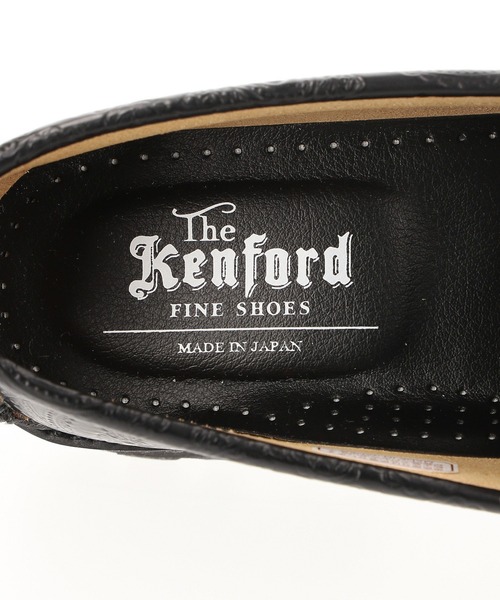 The Kenford Fineshoes（ケンフォードファインシューズ）の「(The Kenford Fineshoes)TANK SOLE LOAFERSBLACK PAISLEY（ローファー・レディース・ブラック・24.5cm/25cm/24cm/23.5cm/23cm）」の9枚目の写真