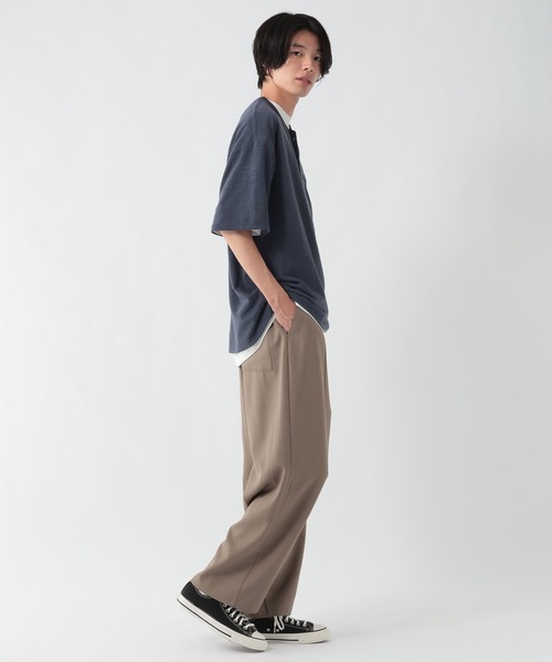 GEORGE'S(ジョージズ)の「パイルヘンリーTシャツ(Tシャツ/カットソー・メンズ・チャコールグレー/ネイビー・MEDIUM/LARGE)」の11枚目の写真