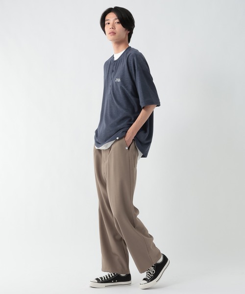 GEORGE'S(ジョージズ)の「パイルヘンリーTシャツ(Tシャツ/カットソー・メンズ・チャコールグレー/ネイビー・MEDIUM/LARGE)」の12枚目の写真