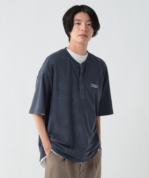 GEORGE'S(ジョージズ)の「パイルヘンリーTシャツ(Tシャツ/カットソー・メンズ・チャコールグレー/ネイビー・MEDIUM/LARGE)」の16枚目の写真