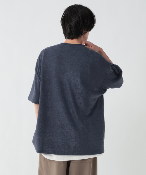 GEORGE'S(ジョージズ)の「パイルヘンリーTシャツ(Tシャツ/カットソー・メンズ・チャコールグレー/ネイビー・MEDIUM/LARGE)」の18枚目の写真