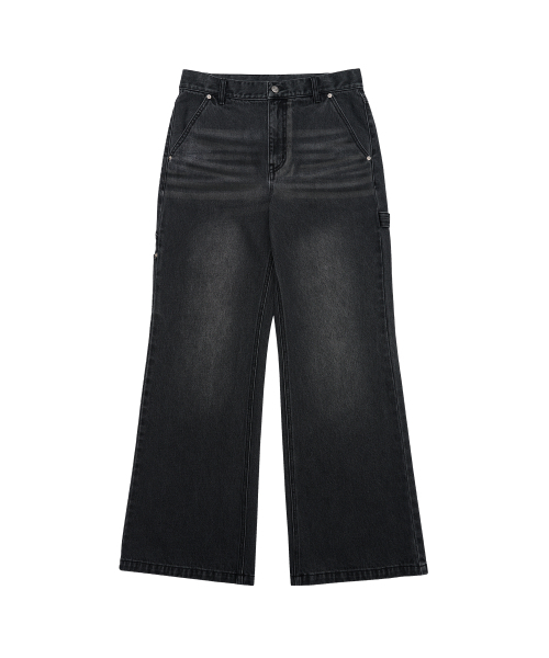 AMESWORLDWIDE(アメスワールドワイド)の「SEMIWIDE DENIM PANTS BLACK(デニムパンツ・レディース・その他・SMALL/MEDIUM/LARGE)」の5枚目の写真