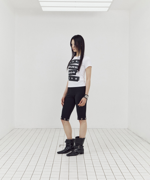 SETUP-EXE(セットアップイーエックスイー)の「1004 TAPE TOP / WHITE(Tシャツ/カットソー・レディース・その他・OS)」の3枚目の写真