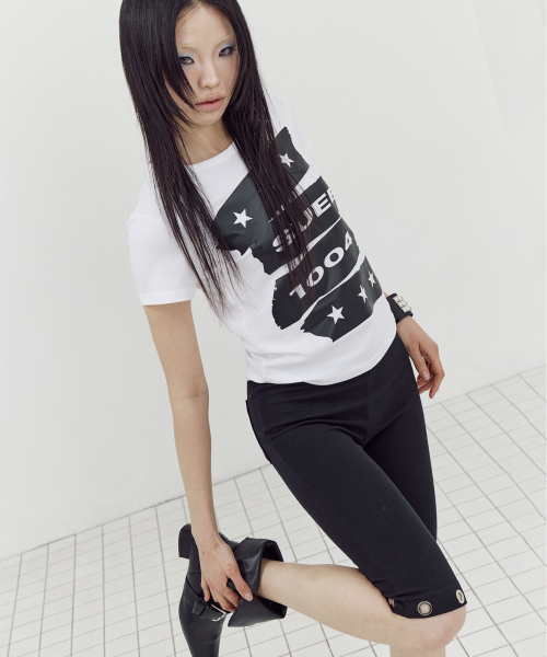 SETUP-EXE(セットアップイーエックスイー)の「1004 TAPE TOP / WHITE(Tシャツ/カットソー・レディース・その他・OS)」の7枚目の写真