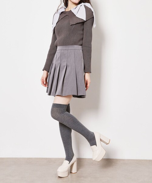 ESPERANZA(エスペランサ)の「【ラク盛り/約12cm】ラク盛り厚底ローファー(パンプス・レディース・アイボリー/ブルー系その他4/ブラック・24.5cm/24.0cm/23.5cm/23.0cm/22.5cm)」の7枚目の写真
