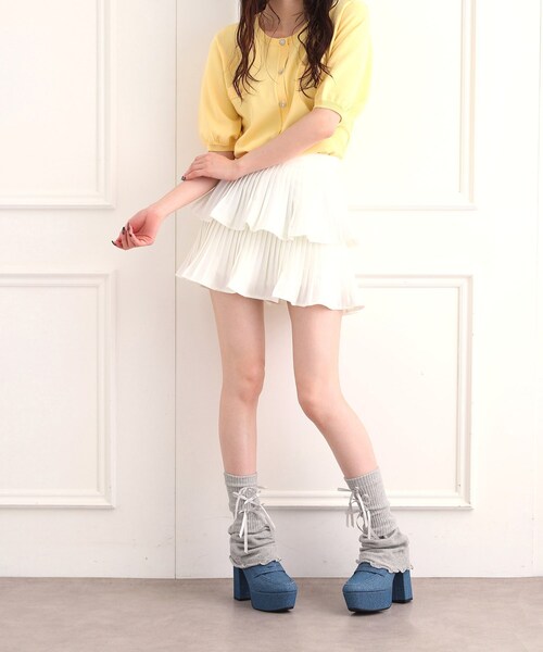 ESPERANZA(エスペランサ)の「【ラク盛り/約12cm】ラク盛り厚底ローファー(パンプス・レディース・アイボリー/ブルー系その他4/ブラック・24.5cm/24.0cm/23.5cm/23.0cm/22.5cm)」の13枚目の写真