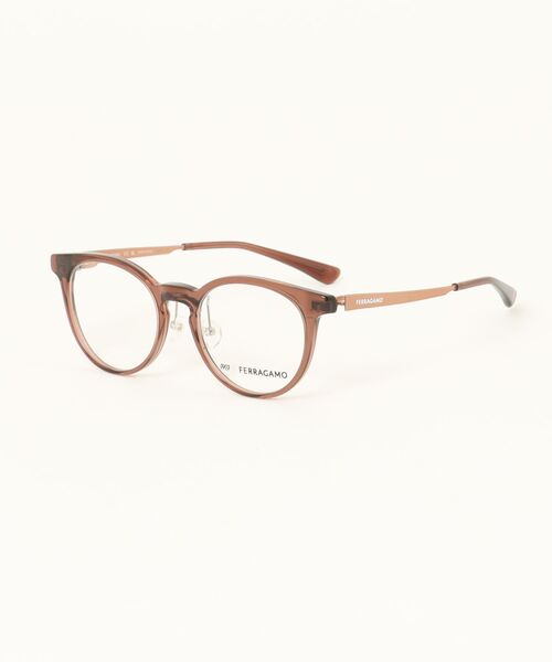 FERRAGAMO/フェラガモ】 999.9 フォーナインズ コラボ ラウンド メガネ