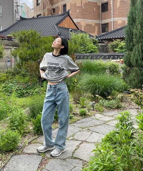 URBANAGE(アーバンエイジ)の「STUDIO リンガーオーバー半袖ホワイト(Tシャツ/カットソー・レディース・その他・MEDIUM/LARGE)」の7枚目の写真