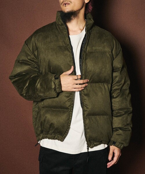 Subciety(サブサエティ)の「Faux suede puffer jacket(ブルゾン・メンズ・ブラウン/グリーン/ブラック・SMALL/MEDIUM/LARGE/X-LARGE)」の3枚目の写真