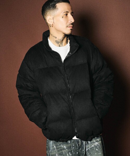 Subciety(サブサエティ)の「Faux suede puffer jacket(ブルゾン・メンズ・ブラウン/グリーン/ブラック・SMALL/MEDIUM/LARGE/X-LARGE)」の5枚目の写真