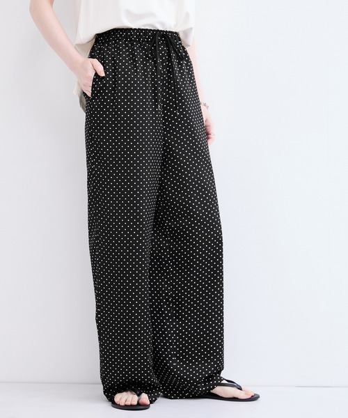 le cercle ADAM ET ROPE'(ルセルクルアダムエロペ)の「ドットパンツ(その他パンツ・レディース・ブラウン/オフホワイト/ブラック系その他・FREE)」の2枚目の写真
